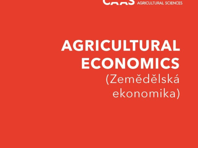 Bioekonomické strategie a systémy – téma nového čísla časopisu Agricultural Economics