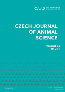 Obálka časopisu Czech Journal of Animal Science