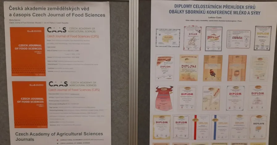 Prezentace časopisu Czech Journal of Food Sciences na Celostátní přehlídce sýrů a konferenci Mléko a sýry 2024