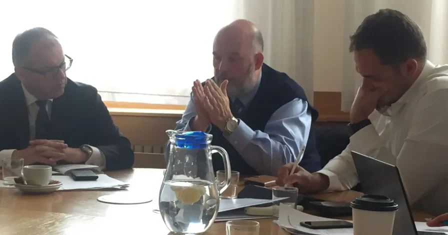 Jednání předsednictva dne 2. 10. za účasti pana ministra