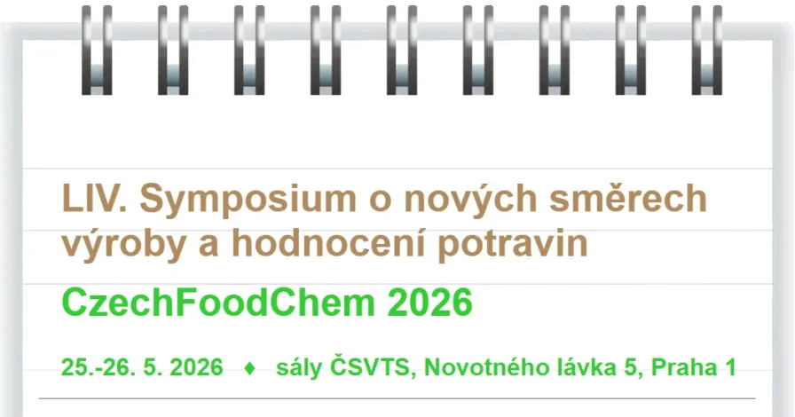 ČAZV je partnerem symposia CzechFoodChem 2026