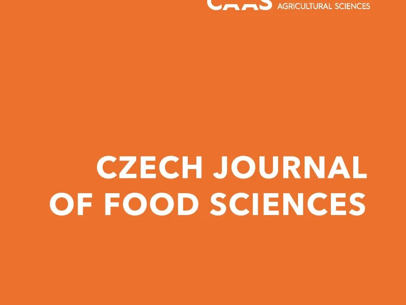 Prezentace časopisu Czech Journal of Food Sciences na semináři Potravinářská mikrobiologie