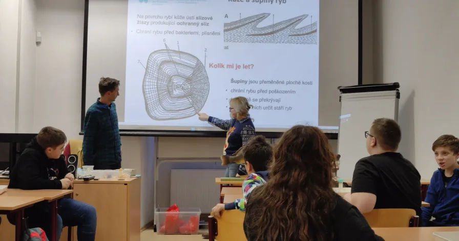 Přednáška na téma „Vodní říše“ v rámci Dětské zemědělské akademie
