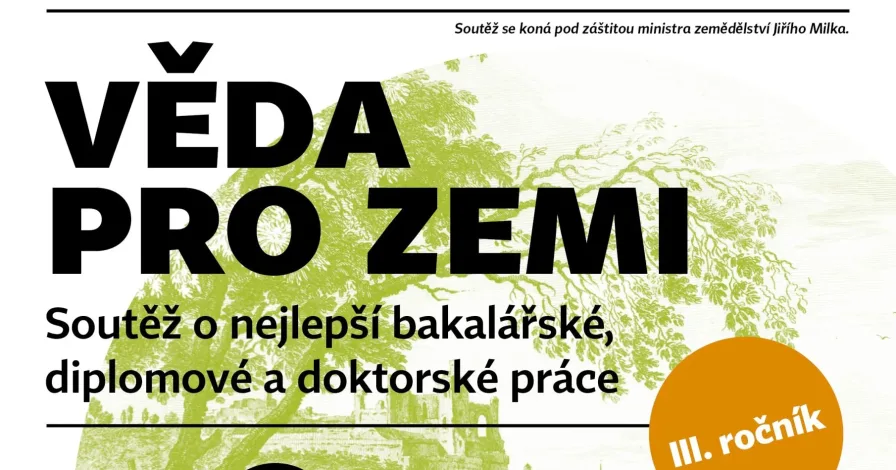 Národní zemědělské muzeum vyhlásilo III. ročník soutěže Věda pro zemi