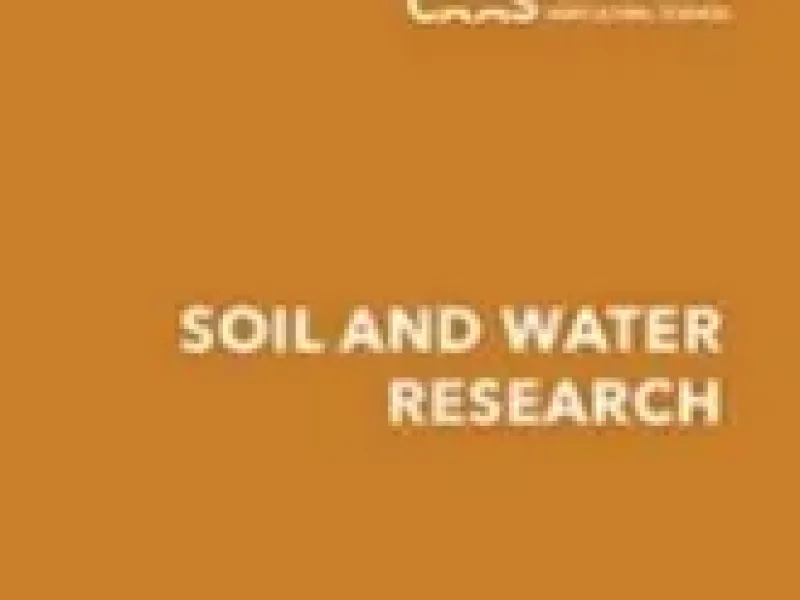 Zpráva z jednání redakční rady časopisu Soil and Water Research
