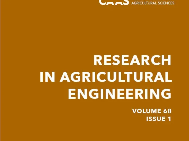 Research in Agricultural Engineering (RAE)