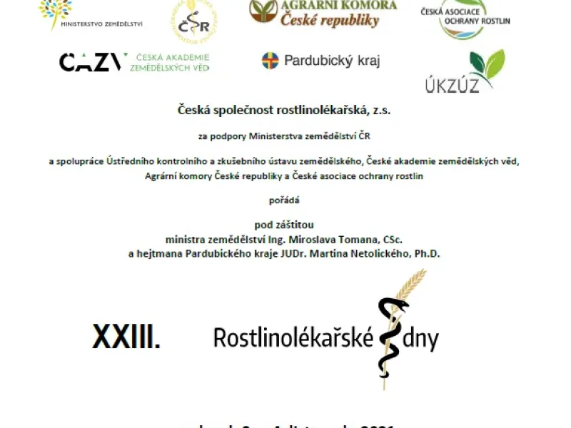 XXIII. Rostlinolékařské dny