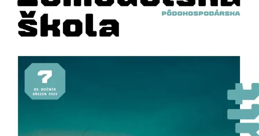 O aktivitách ČAZV v časopise Zemědělská škola