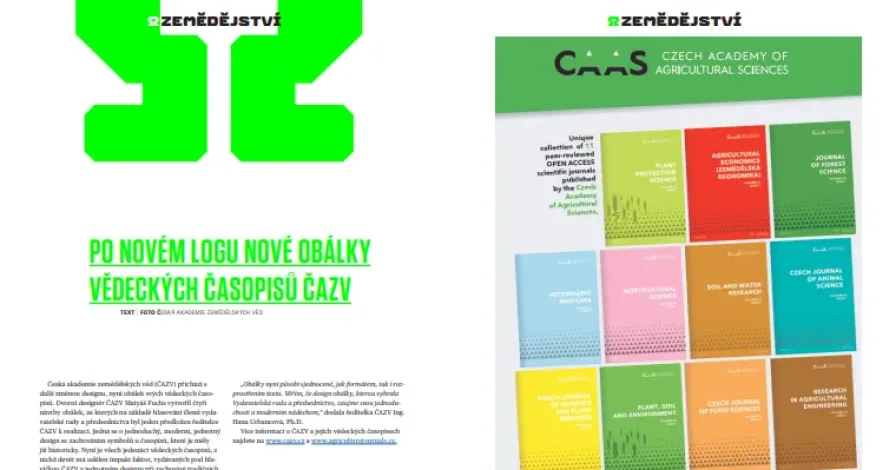 Novinky o ČAZV v časopise Zemědělská škola