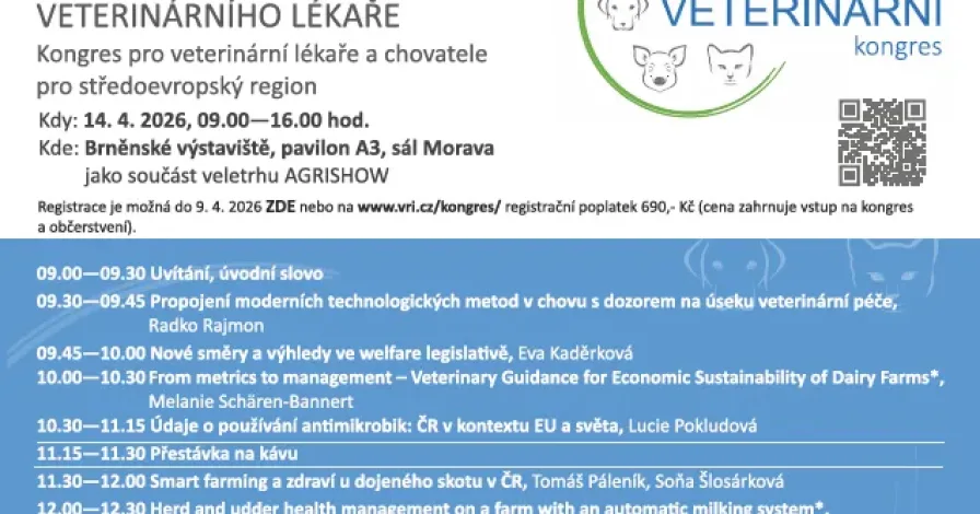 Pozvánka na Středoevropský veterinární kongres