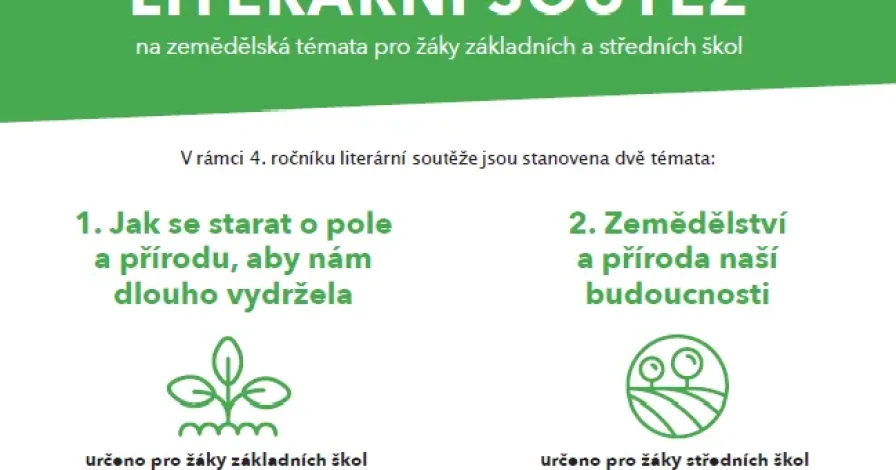 Vyhlašujeme čtvrtý ročník literární soutěže pro žáky základních a středních škol