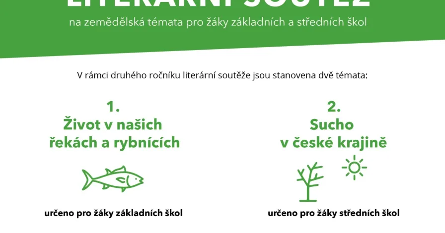 Píšete rádi a zajímá Vás příroda kolem nás? Pak se přihlaste do literární soutěže ČAZV