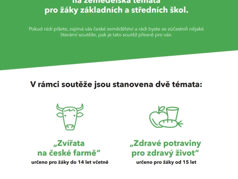 Literární soutěž pro žáky základních a středních škol