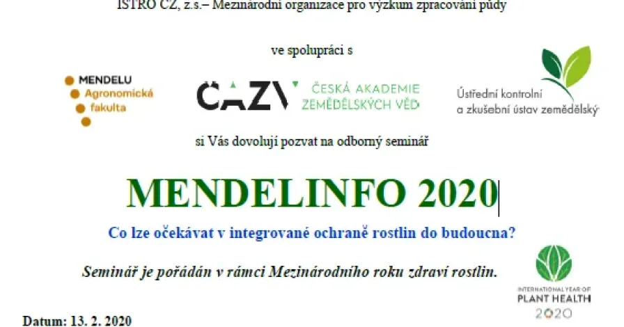 MENDELINFO 2020