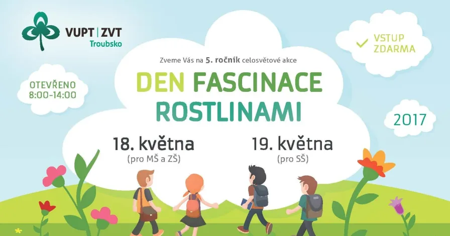 Pozvánka na 5. ročník celosvětové akce „Den fascinace rostlinami“