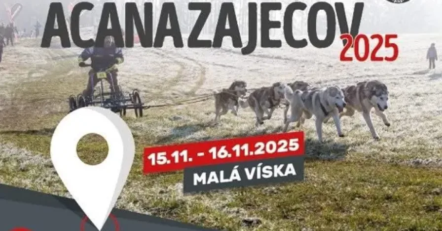Acana Zaječov 2025 – závody psích spřežení