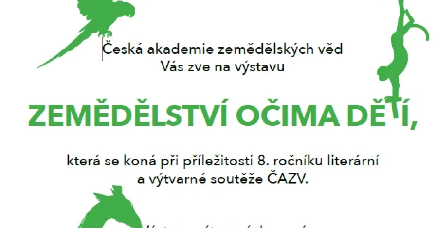 Pozvánka na výstavu „Zemědělství očima dětí“